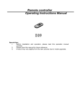 Shenzhen Xinbeidi Technology E09 User manual
