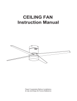 WINGBO 52In 4 Blade LED Ceiling Fan User manual