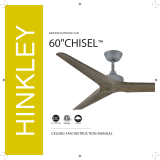 Hinkley 60 Inch Chisel Indoor and Outdoor Ceiling Fan User manual