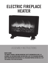 TDC Electric Fireplace Heater User manual