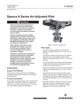 Emerson Spence A Series Air-Adjusted Pilot User manual