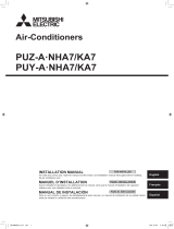 Mitsubishi Electric PUZ-A·NHA7-KA7 Wall Mounted Heat Pump Air Conditioners User manual