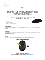 Brainz Home Office Wireless Mouse User manual