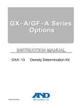 A D GXA-13 User manual