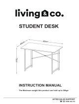 LIVING CO Student Desk User manual