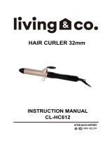 LIVING CO LIVING & CO. CL-HC612 Hair Curler User manual