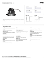RAB NDLED6RD-WYYHC-S-B High-End New Construction LED Downlights User manual