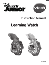 VTech Disney Junior Mouse Learning Watch User manual
