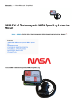 NASA EML-2 Electromagnetic NMEA Speed Log User manual