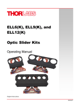 THORLABS ELL6(K) Multi-Position Sliders User manual
