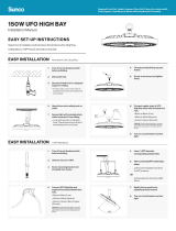 SUNCO 150W UFO High Bay User manual