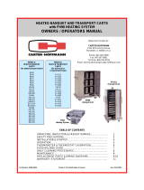 NAFEM 7919.70182.00 Heated Banquet and Transport Carts User manual
