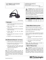 Ion Technologies Digital Level Control Switch User manual