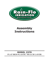 Rain-Flo Irrigation Rain-Flo IRRIGATION 2370 Flat Bed Plastic Mulch Layer User manual