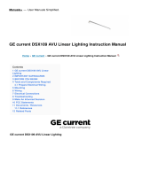 GE currentDSX109 AVU Linear Lighting