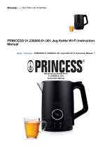 Princess 01.236060.01.001 Jug Kettle Wi-Fi User manual