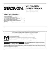 Stack-On GCB-2SF-BB Welded-Steel Garage Storage User manual