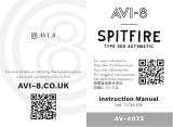 AVI-8 AV-4073 Spitfire Type 300 Automatic Watch User manual
