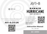 AVI-8 AV-4094 Hawker Hurricane Kent Automatic Watch User manual