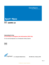 Cepheid GXMPX-10 Xpert Mpox GeneXpert Real Time PCR Test User manual