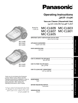 Panasonic MC-CL609 User manual
