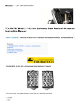 Touratech 09-037-5015-0 Stainless Steel Radiator Protector User manual