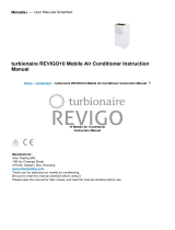 turbionaire REVIGO10 Mobile Air Conditioner User manual