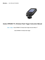 Godox XPROIIN TTL Wireless Flash Trigger User manual