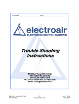 electroair EA-15000 Ignition Switch Panels User manual