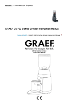 Graef CM702 Coffee Grinder User manual