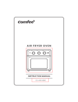 Comfee CO-A181A (BK) 18L Retro Air Fryer Toaster Oven User manual