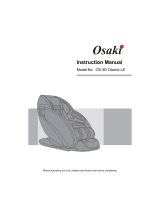 Osaki OS-3D User manual