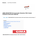 Gima M34057EN Full Automatic Stretcher User manual