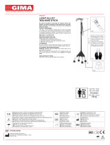 Gima 0767/ B Light Alloy Walking Stick User manual