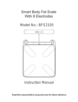 Xiamen Edde Sports Technology BFS2105 Smart Body Fat Scale User manual