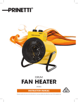 PRINETTI IA4483 Industrial Drum Fan Heater User manual
