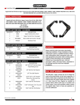 Cognito 110-90290 Upper Control Arm Kit User manual