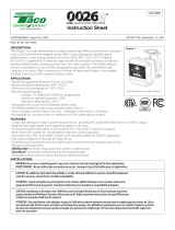 Taco Comfort Solutions 0026e ECM High-Efficiency Circulator Pump User manual