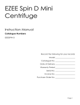 Cleaver Scientific EZEESPIN-D User manual