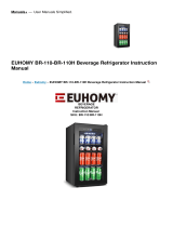 Euhomy BR-110-BR-110H Beverage Refrigerator User manual