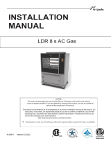 Fri-Jado LDR 8 s AC Gas Programmable Auto Clean Rotisserie Oven User manual