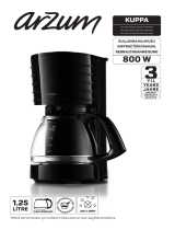 Arzum KUPPA AR 3135 FILTER COFFEE MACHINE User manual