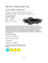 Noise Engineering Lacrima Versio Classic Analog Autowah Pedals User manual