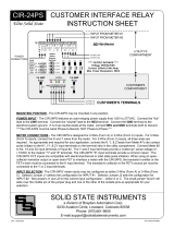 SSI CIR-24PS User manual