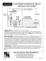 SOLID STATE CIR-22PS User manual