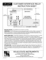Solid State Instruments CIR-22PS User manual