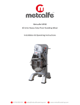 MetcalfeMP40 40 Litre Heavy Duty Floor Standing Mixer