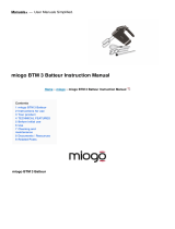 Miogo BTM 3 Batteur User manual