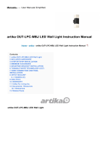 ArtikaOUT-LPC-MBJ LED Wall Light