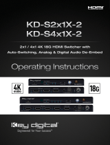 Key Digital KD-S2x1X-2 User manual